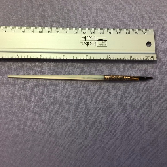1900’s Victorian dip pen.  Mother of Pearl and 14k gold.  Not the original nib. - Picture 5 of 5